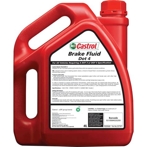 dot 4 brake fluid repco